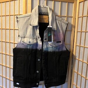 Calvin Klein Ombre Denim Vest